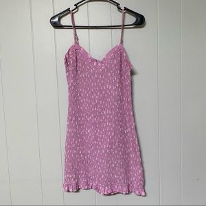 Skylar + Madison 90s Inspired Purple Floral Mini Dress